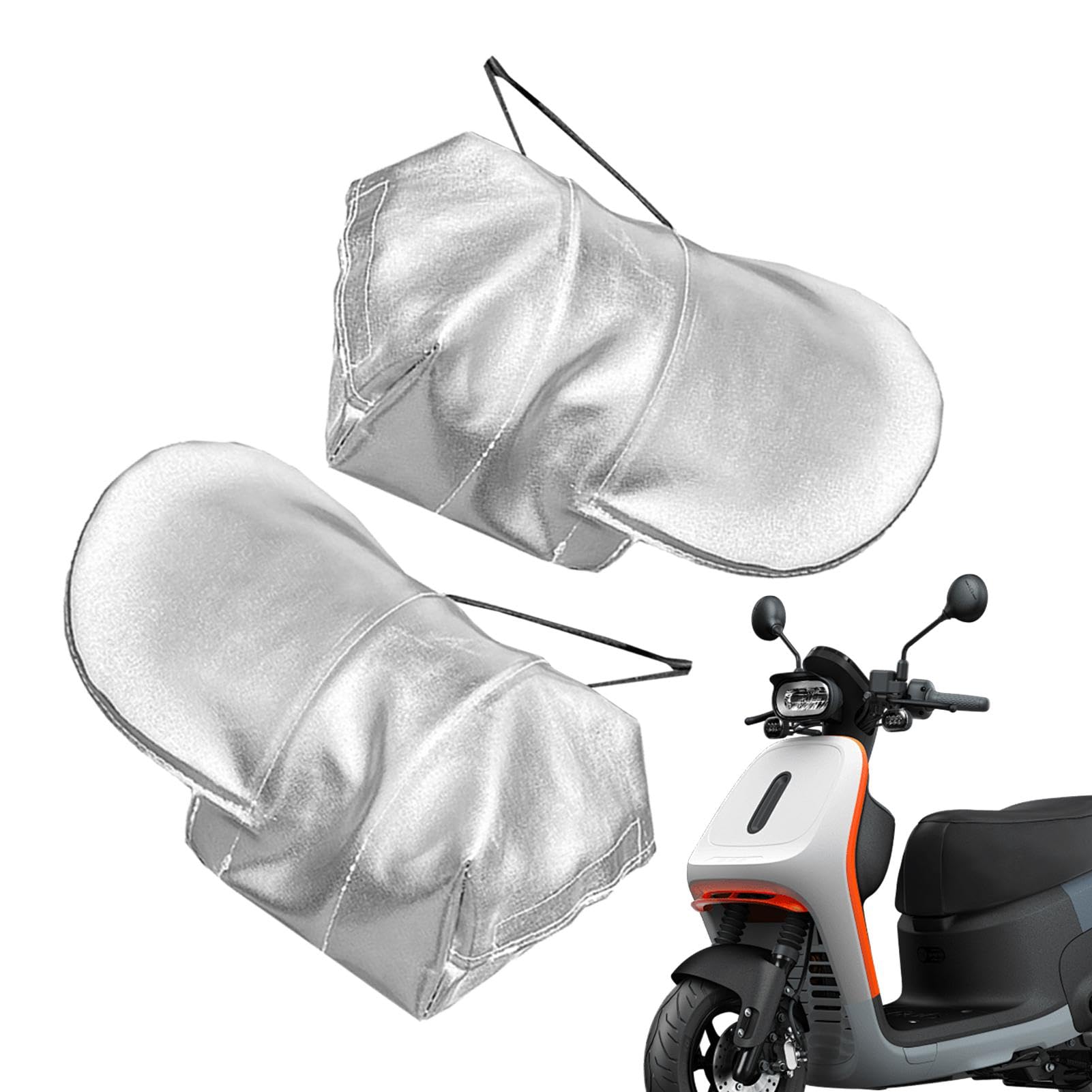 Decorhome Motorrad-Lenkerhandschuhe, Motorrad-Lenker-Griffmuffen | Sonnenschutz-Lenkerabdeckung, winddichte Fäustlinge - Reithandschuhe Atmungsaktive Lenkermuffen Reitzubehör von Decorhome