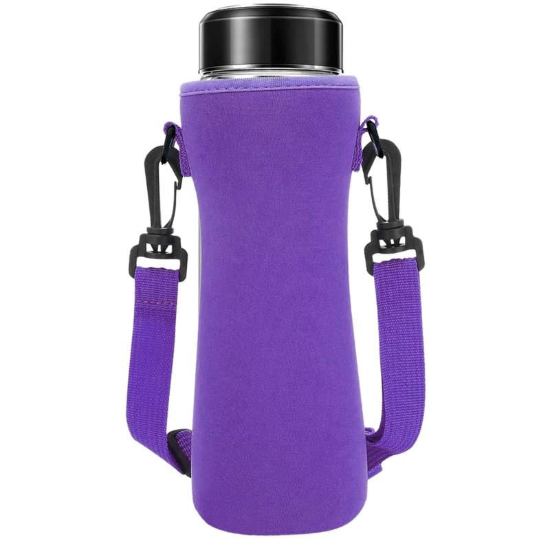 Decorhome Neopren-Flaschenhalter, Neopren-Wasserflaschenhülle,Trägerhaltertasche - Tragbarer, mit Neopren isolierter Wasserflaschenkühler, ergonomischer Wasserflaschentaschenträger, isolierter von Decorhome