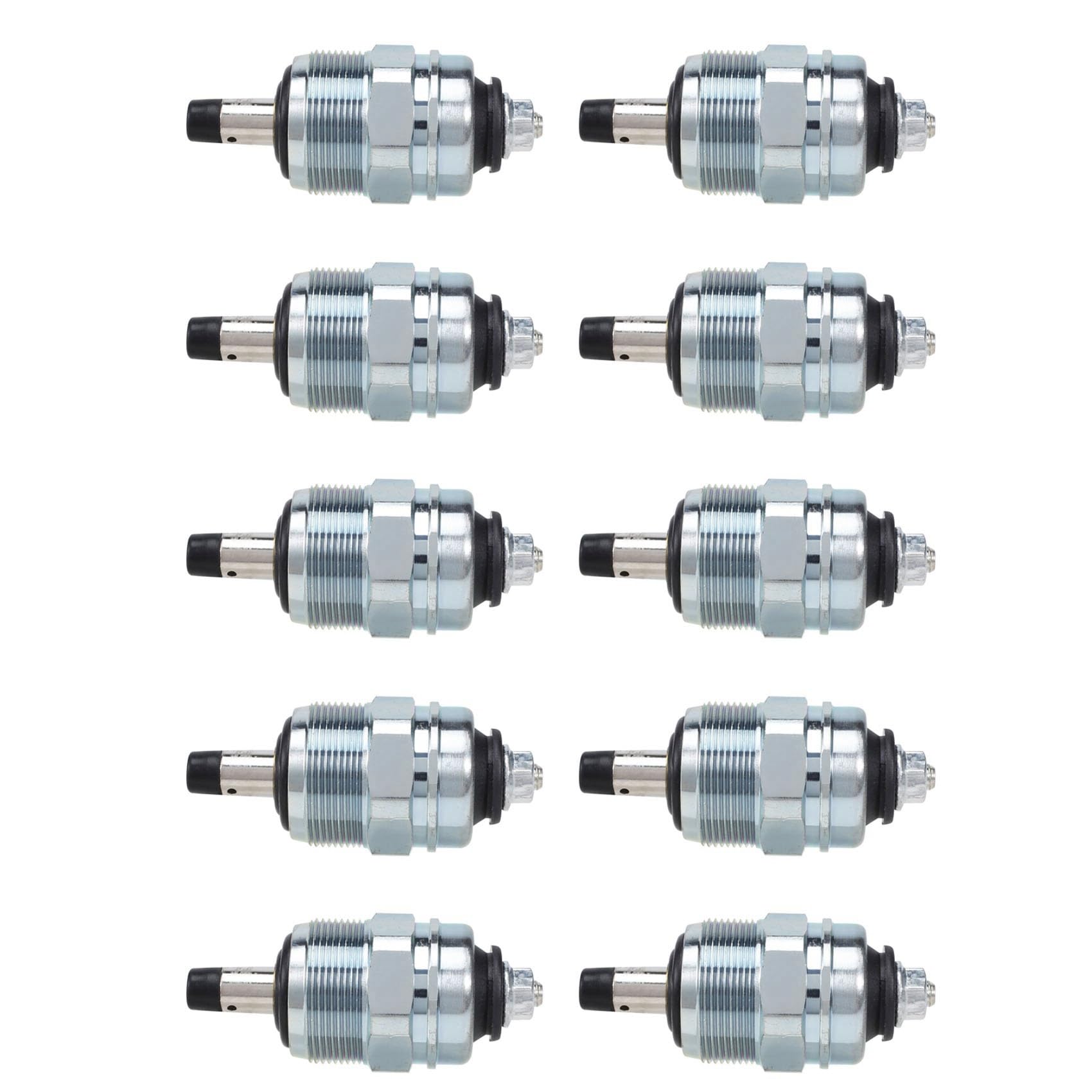 Decqerbe 10X 12V Kraftstoffpumpe Solenoid Fuel Cut-Off Stop Solenoid for- Motor 096030-0070 096010-0690 096030-0160 von Decqerbe