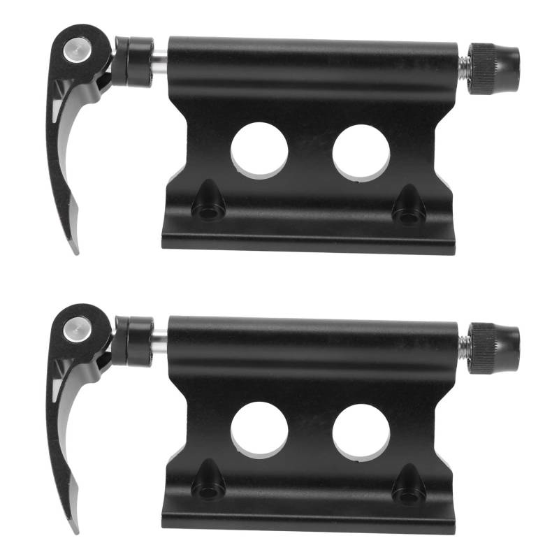 Decqerbe 2X Fahrrad Fahrrad Auto Dachträger Träger Schnellverschluss Alu Lock Mount Racks Schnellmontagewerkzeuge Schwarz von Decqerbe