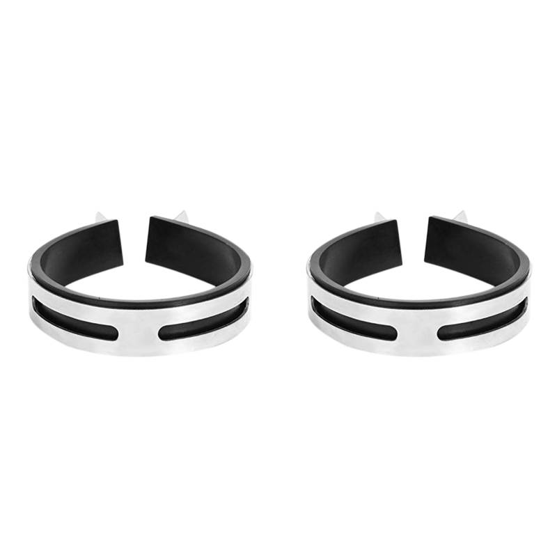 Decqerbe 2X Motorrad Auspuff Muffler Clamp Ring Stütz Halterung 110Mm von Decqerbe