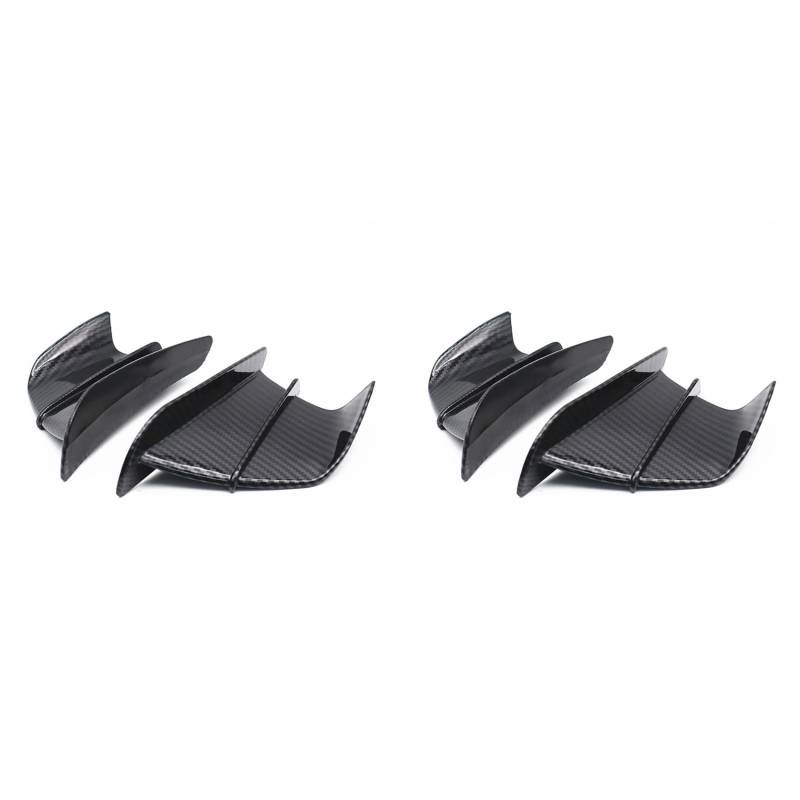 Decqerbe 2X für CBR650R 650 500 RF 250 1000RR Motorrad Fixed Wind Wing Spoiler Schutzabdeckung Modifiziertes ZubehöR von Decqerbe