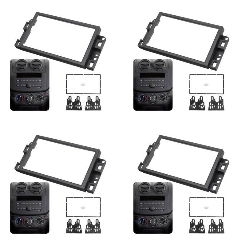 Decqerbe 4X 2Din Auto Radio Stirnband CD DVD Audio Dashboard Panel Rahmen für Captiva / / Gentra/Aveo von Decqerbe