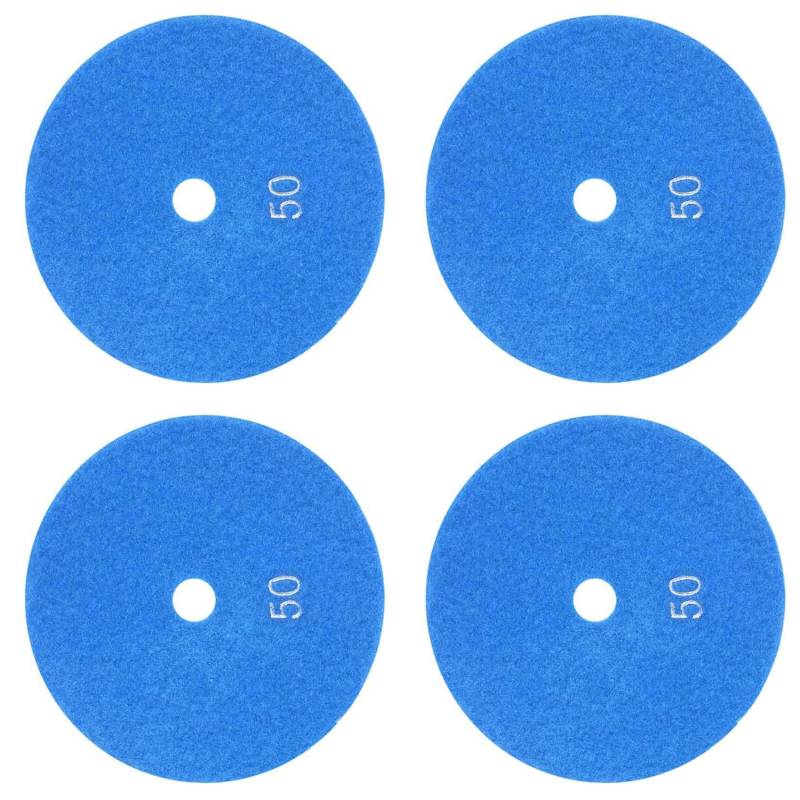 Decqerbe 4X 5 125Mm Wet Diamond Polishing Pads Marmor KöRnungen 50 von Decqerbe