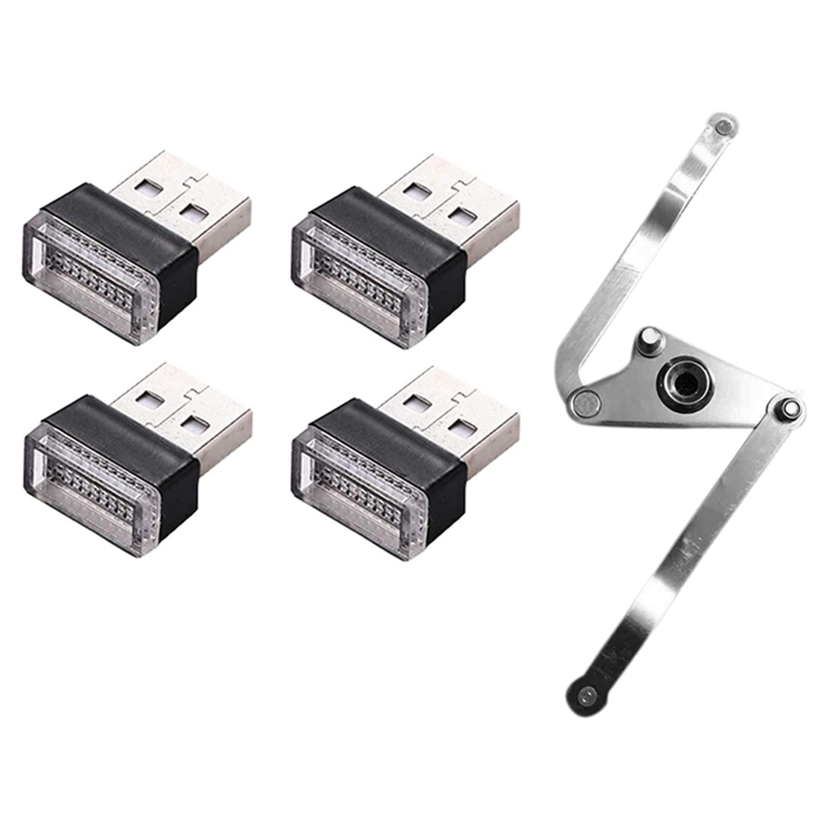 Decqerbe für Ansaugkrümmer Luftklappe Läuferhebel Reparatursatz mit LED Mini Innenraum Umgebungslicht Typ USB von Decqerbe