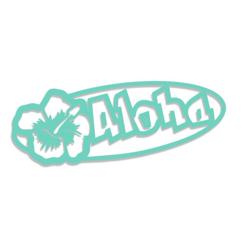 Decus Aloha Hawaii XXL 0239 (Mint) // Sticker OEM JDM Style Aufkleber von Decus