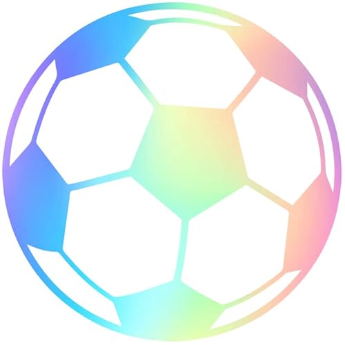 Decus Football Soccer Fußball L 0217 (Oil Slick Hologramm) // Sticker OEM JDM Style Aufkleber von Decus