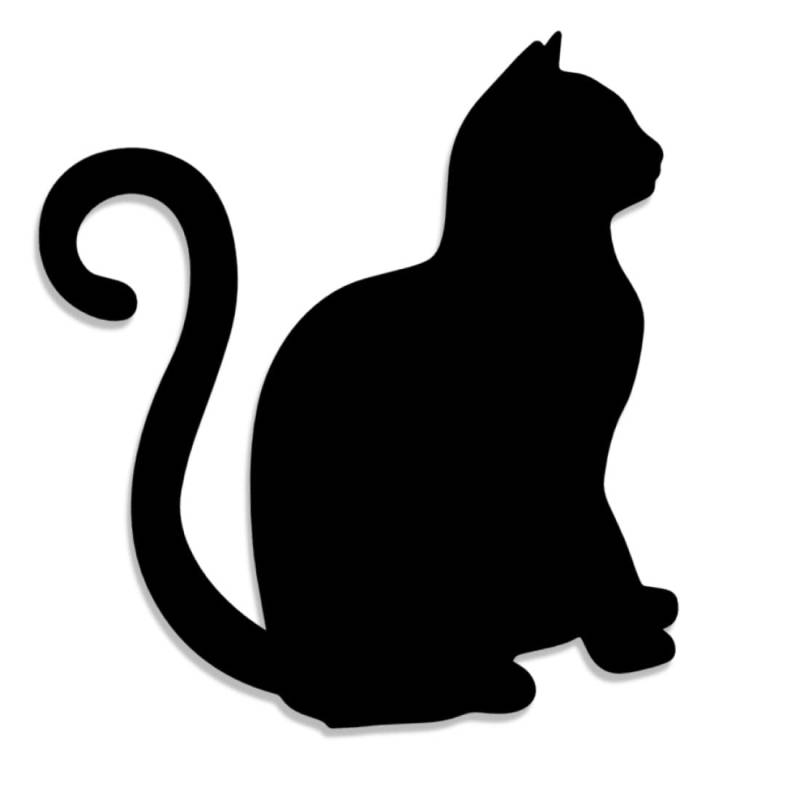 Decus Katze Silhouette XXL 0141 (schwarz) // Sticker OEM JDM Style Aufkleber von Decus