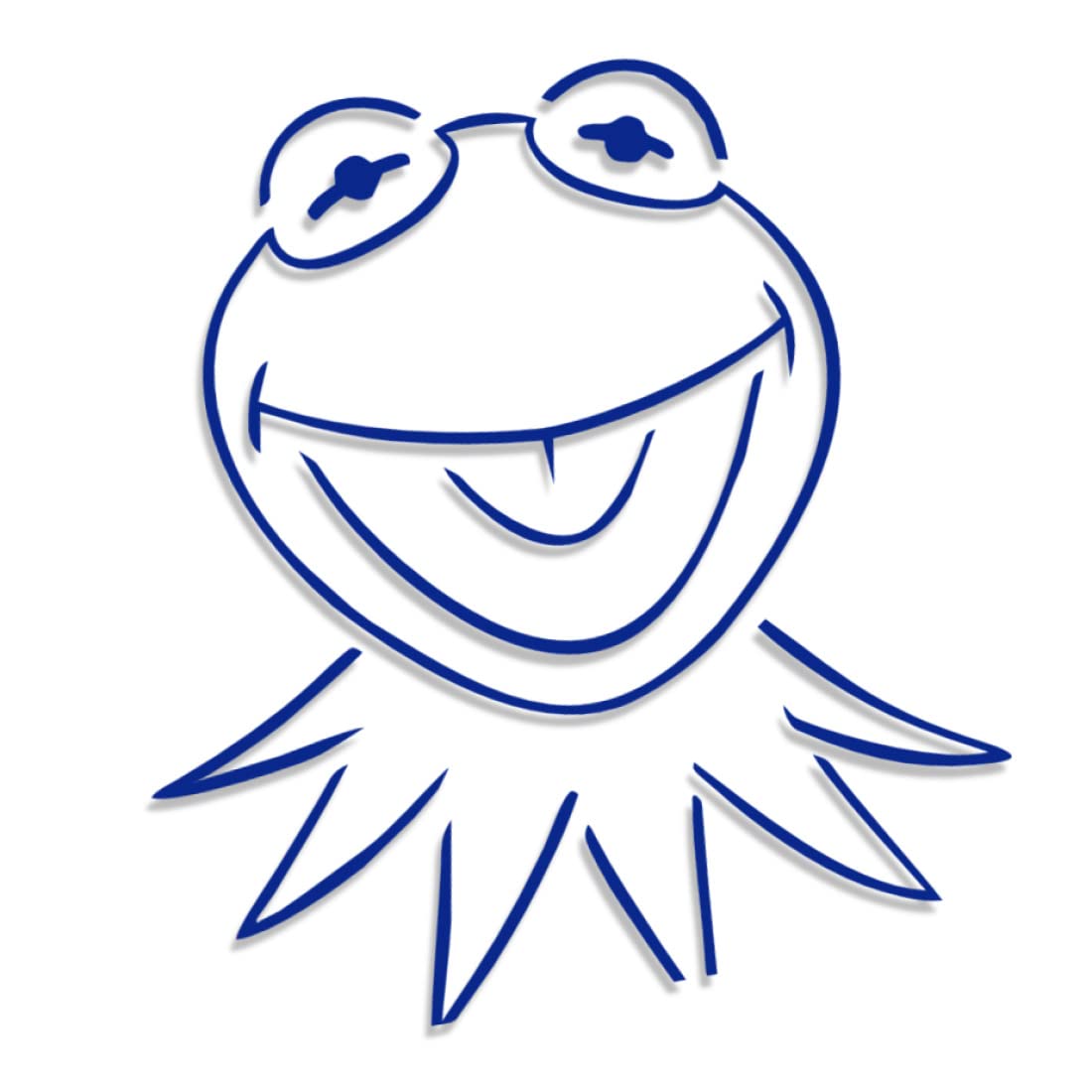 Decus Kermit The Frog XL 2091 (blau) // Sticker OEM JDM Style Aufkleber von Decus