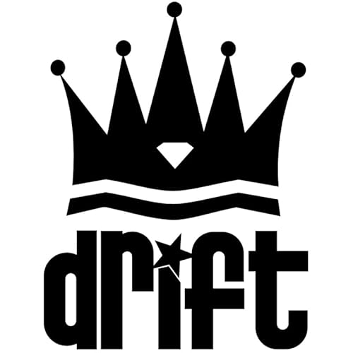 Drift King Krone II XXL 1095 (schwarz) // Sticker OEM JDM Style Aufkleber von Decus