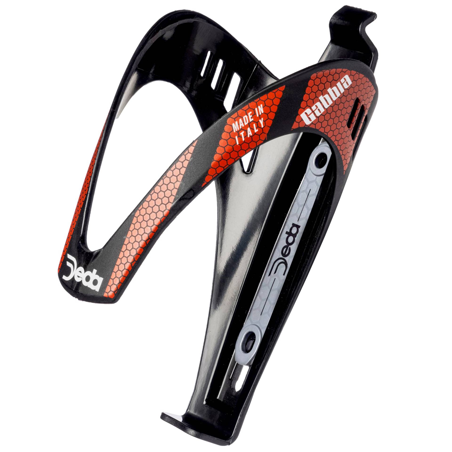 Deda Elementi Uni Gabbia Fahrradflaschenhalter, rot/schwarz von DEDA