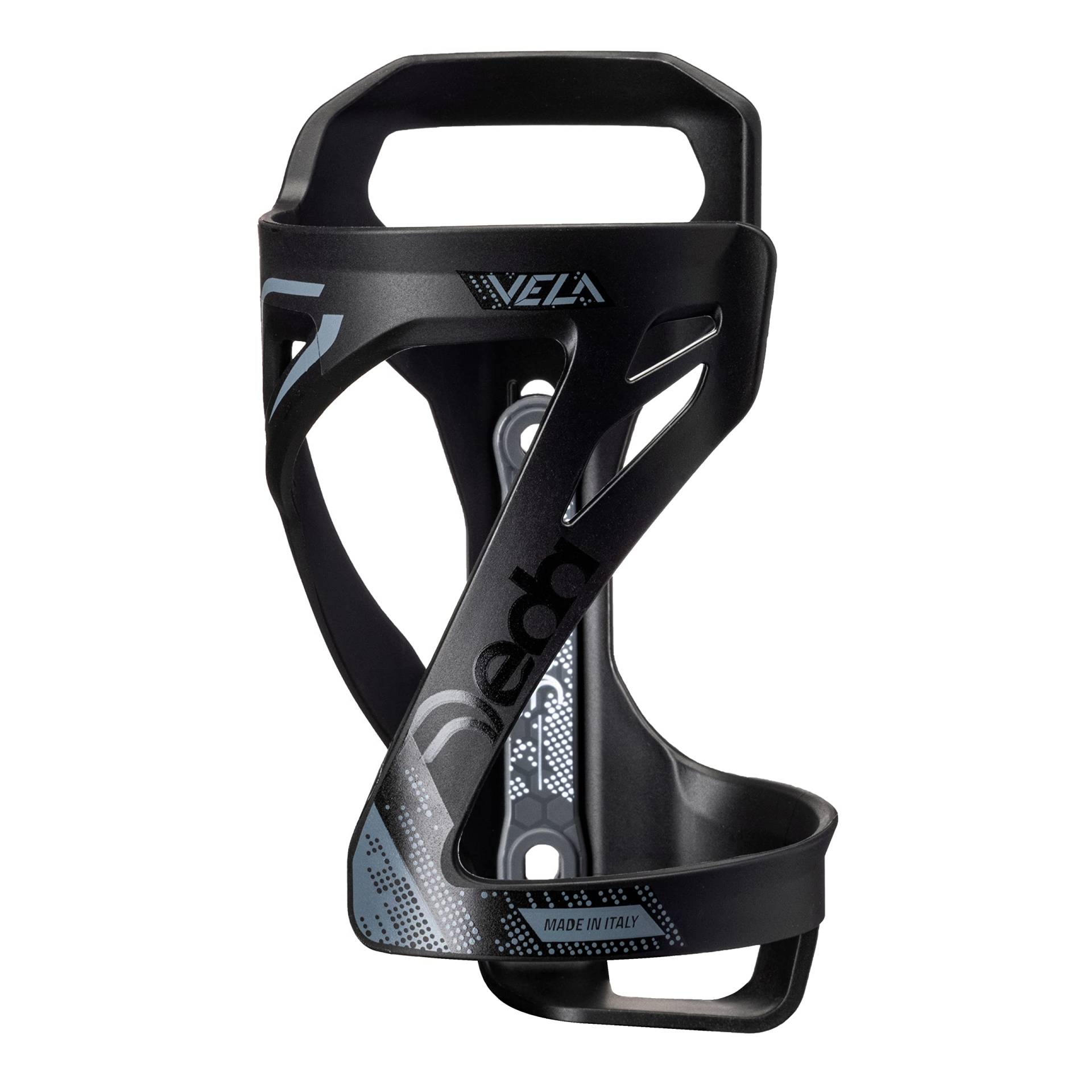 DEDA Unisex Vela Flaschenhalter, Schwarz, Unqiue von Deda