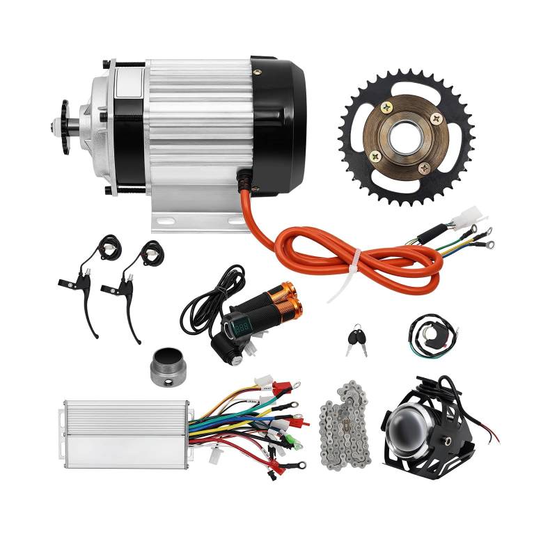 48V 750W E-Bike Umbausatz Bürstenloser Elektromotor - Elektrischer Gleichstrommotor Tragfähigkeit 300 Kg - Elektrischer Bürstenloser Motor-kit für Dreiräder/Rikschas/Dreiräder von Dekltus