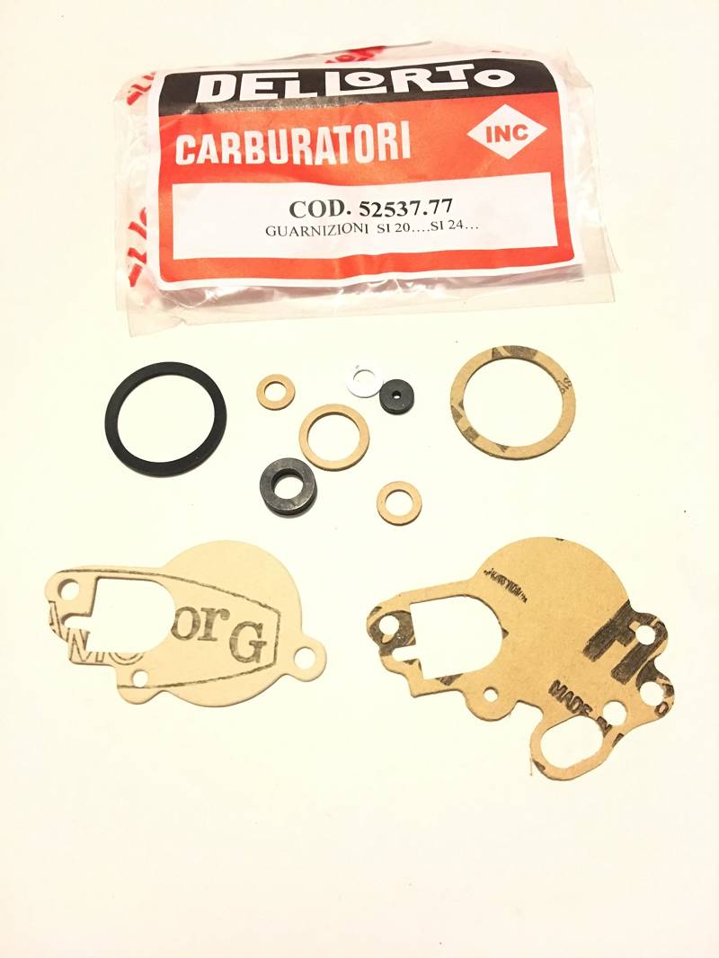 Dichtungssatz Vergaser Dell 'Orto SI 20/20 SI 24/24 Motorrad Vespa ECC Original von Dellorto