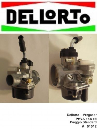 Vergaser Dell'orto PHVA 17 5 ed Aprilia SR50 R 50 2t von Dellorto