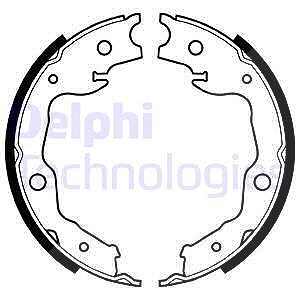 Delphi Bremsbackensatz, Feststellbremse [Hersteller-Nr. LS1999] für Renault, Toyota, Nissan von Delphi