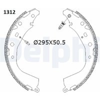 Bremsbackensatz DELPHI LS2187 von Delphi