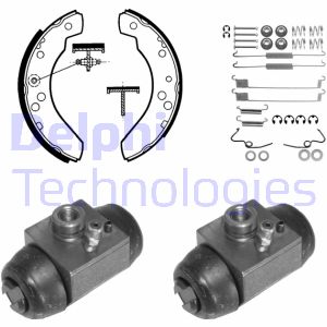 Bremsbackensatz Hinterachse Delphi 794 von Delphi