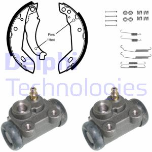 Bremsbackensatz Hinterachse Delphi KP963 von Delphi