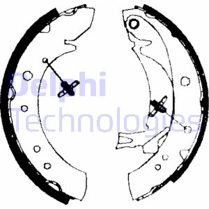 Bremsbackensatz Hinterachse Delphi LS1713 von Delphi