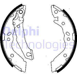 Bremsbackensatz Hinterachse Delphi LS1836 von Delphi