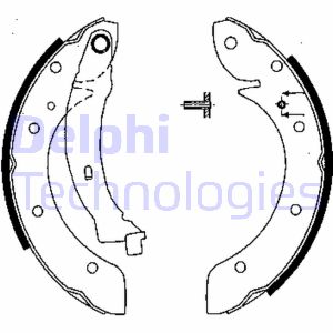 Bremsbackensatz Hinterachse Delphi LS1838 von Delphi