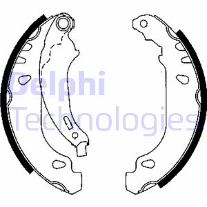 Bremsbackensatz Hinterachse Delphi LS1844 von Delphi