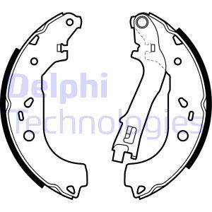 Bremsbackensatz Hinterachse Delphi LS1979 von Delphi