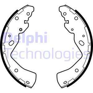 Bremsbackensatz Hinterachse Delphi LS2143 von Delphi