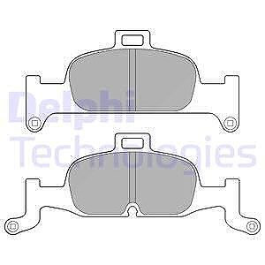 Delphi Bremsbeläge vorne (Satz) [Hersteller-Nr. LP3239] für Audi von Delphi