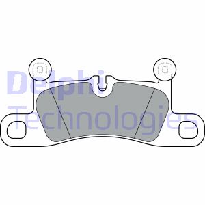 Bremsbelagsatz, Scheibenbremse Hinterachse Delphi LP3298 von Delphi