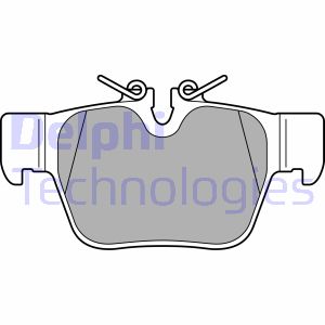 Bremsbelagsatz, Scheibenbremse Hinterachse Delphi LP3598 von Delphi