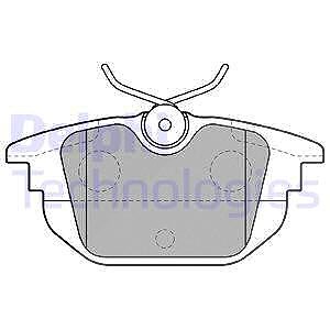 Delphi Bremsbelagsatz, Scheibenbremse [Hersteller-Nr. LP1472] für Alfa Romeo, Fiat, Lancia von Delphi