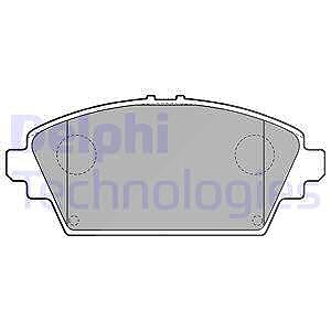 Delphi Bremsbelagsatz, Scheibenbremse [Hersteller-Nr. LP1732] für Nissan von Delphi