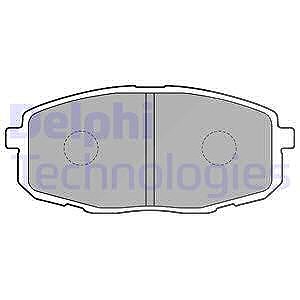 Delphi Bremsbelagsatz, Scheibenbremse [Hersteller-Nr. LP1819] für Hyundai, Kia von Delphi