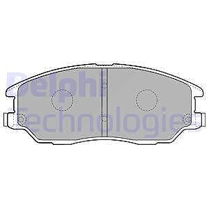 Delphi Bremsbelagsatz, Scheibenbremse [Hersteller-Nr. LP1857] für Hyundai, Kia, Ssangyong von Delphi