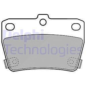 Delphi Bremsbelagsatz, Scheibenbremse [Hersteller-Nr. LP1942] für Toyota von Delphi