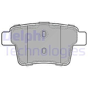 Delphi Bremsbelagsatz, Scheibenbremse [Hersteller-Nr. LP1957] für Ford, Jaguar von Delphi