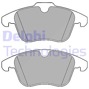 Delphi Bremsbelagsatz, Scheibenbremse [Hersteller-Nr. LP1967] für Ford, Land Rover, Volvo von Delphi