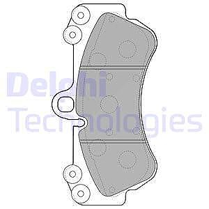 Delphi Bremsbelagsatz, Scheibenbremse [Hersteller-Nr. LP2057] für Porsche, VW von Delphi