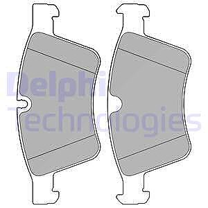 Delphi Bremsbelagsatz, Scheibenbremse [Hersteller-Nr. LP2139] für Mercedes-Benz von Delphi