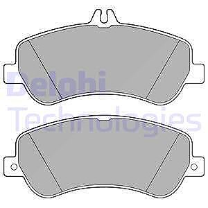 Delphi Bremsbelagsatz, Scheibenbremse [Hersteller-Nr. LP2146] für Mercedes-Benz von Delphi