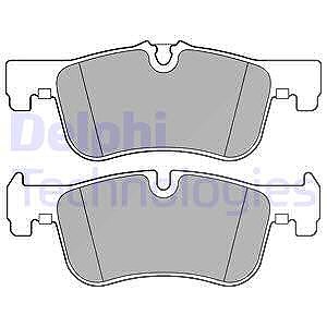 Delphi Bremsbelagsatz, Scheibenbremse [Hersteller-Nr. LP2284] für BMW von Delphi