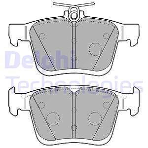 Delphi Bremsbelagsatz, Scheibenbremse [Hersteller-Nr. LP2490] für Audi, Seat, Skoda, VW von Delphi