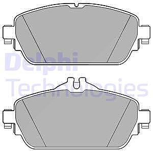 Delphi Bremsbelagsatz, Scheibenbremse [Hersteller-Nr. LP2764] für Mercedes-Benz von Delphi