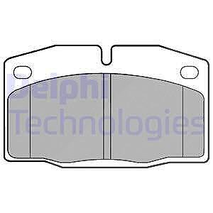 Delphi Bremsbelagsatz, Scheibenbremse [Hersteller-Nr. LP415] für Lotus, Opel von Delphi