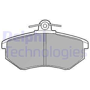 Delphi Bremsbelagsatz, Scheibenbremse [Hersteller-Nr. LP424] für Audi, VW von Delphi