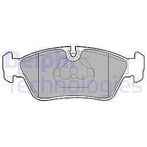 Delphi Bremsbelagsatz, Scheibenbremse [Hersteller-Nr. LP710] für BMW von Delphi