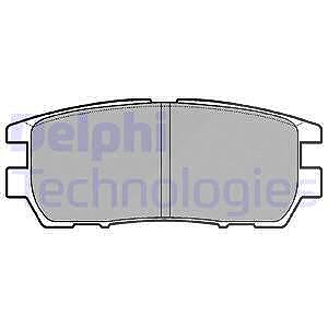 Delphi Bremsbelagsatz, Scheibenbremse [Hersteller-Nr. LP954] für Mitsubishi von Delphi