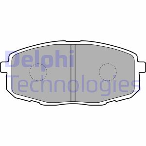 Bremsbelagsatz, Scheibenbremse Vorderachse Delphi LP1819 von Delphi